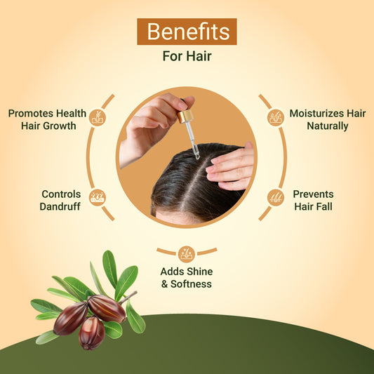 HUDA NATURE'S 100% Pure Cold-Pressed Jojoba Oil - 30 ml