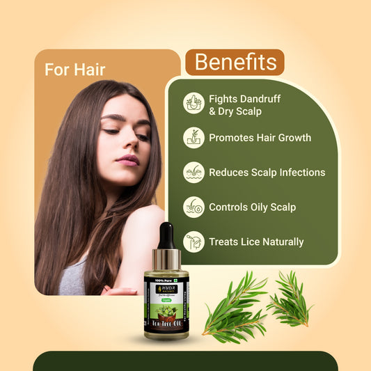 HUDA NATURE’S 100% Pure Australian Tea Tree Essential Oil - 30 ml