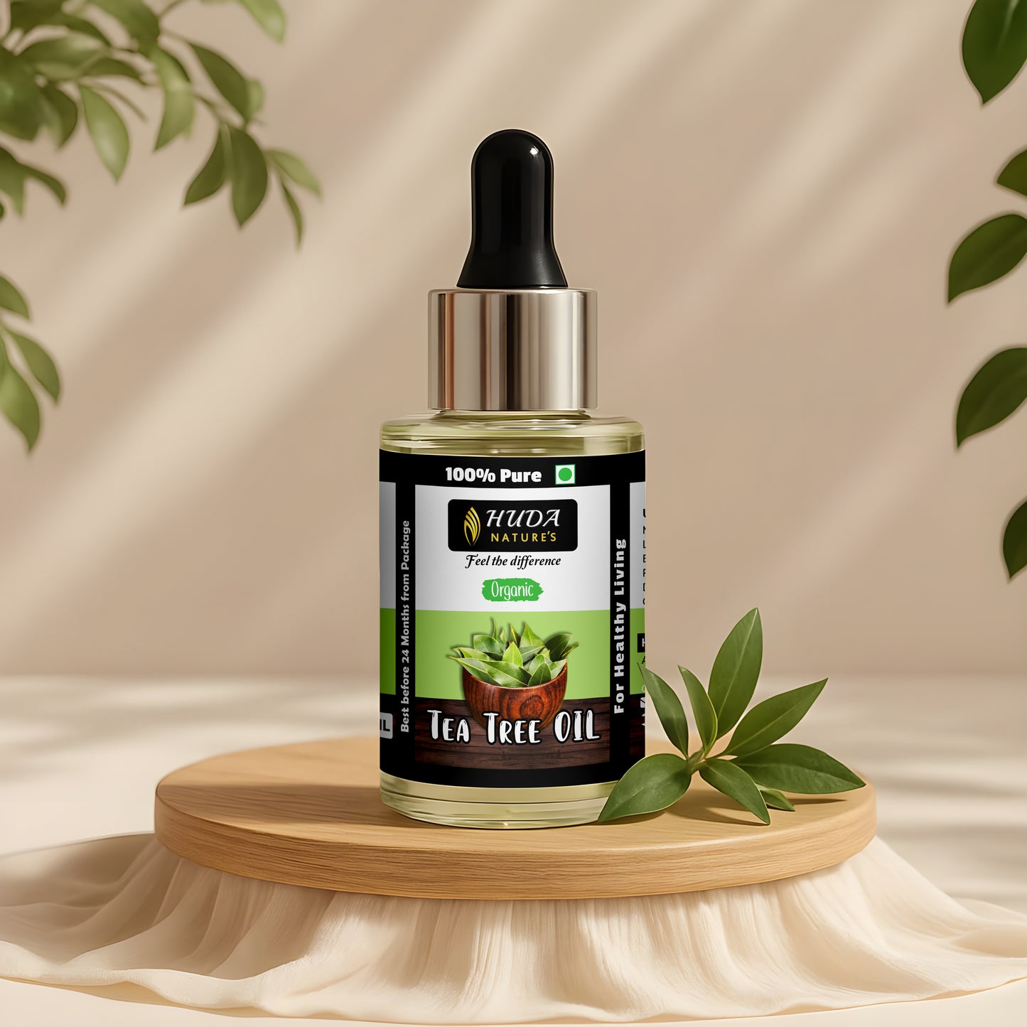 HUDA NATURE’S 100% Pure Australian Tea Tree Essential Oil - 30 ml