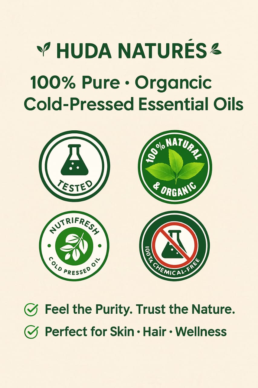 HUDA NATURE'S 100% Pure Cold-Pressed Jojoba Oil - 30 ml