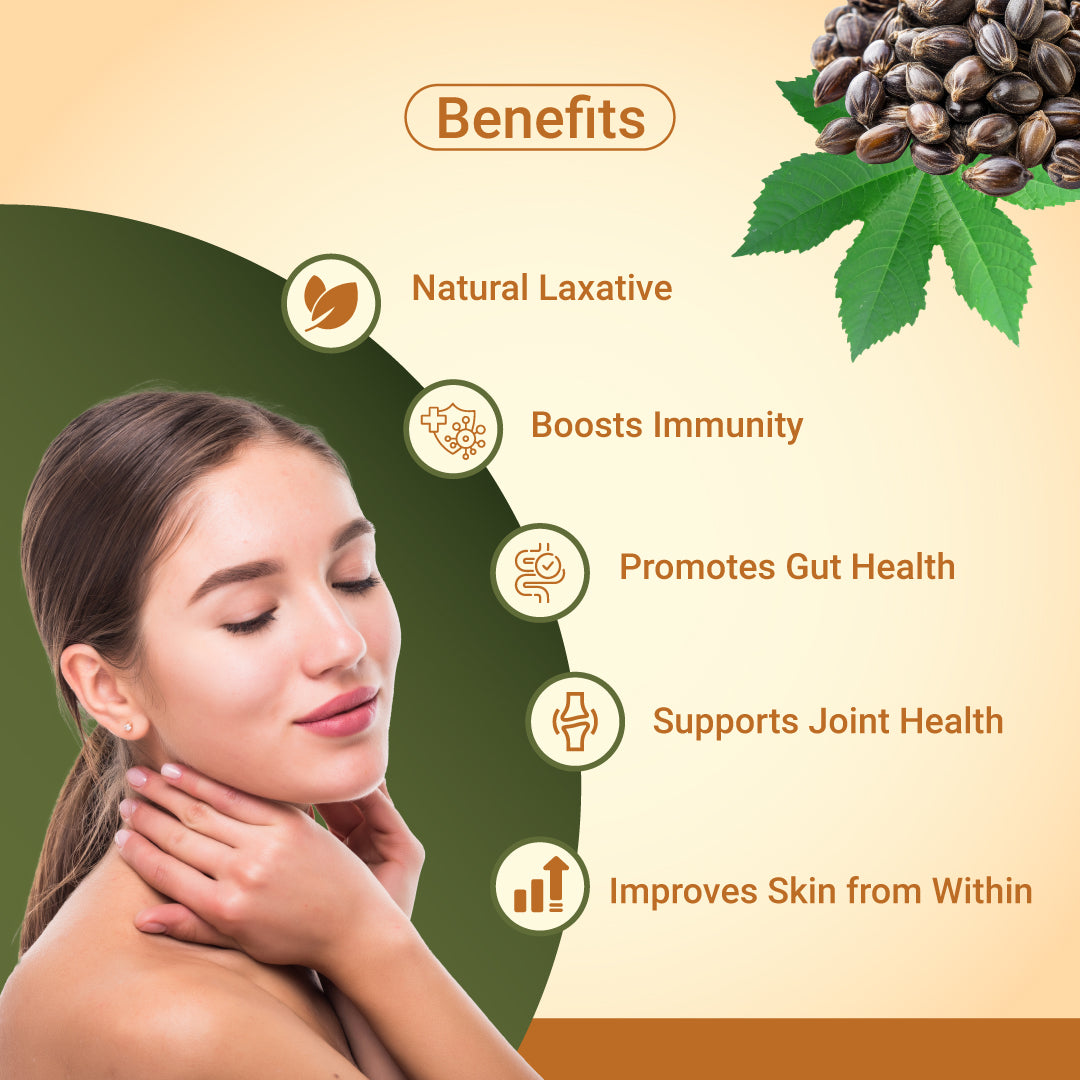 HUDA NATURE'S 100% Pure Castor Oil - 30 ml