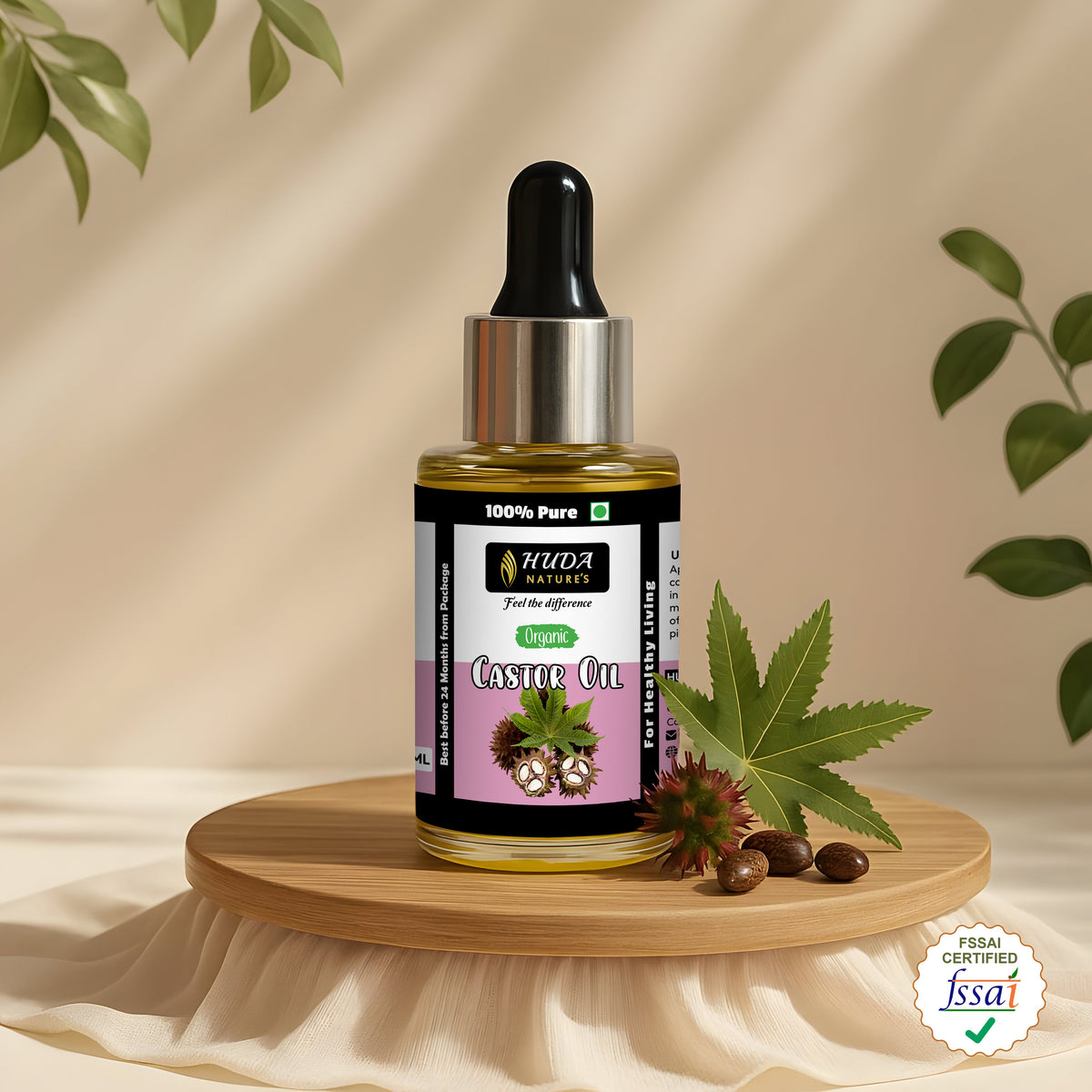 HUDA NATURE'S Castor Oil 30 ml