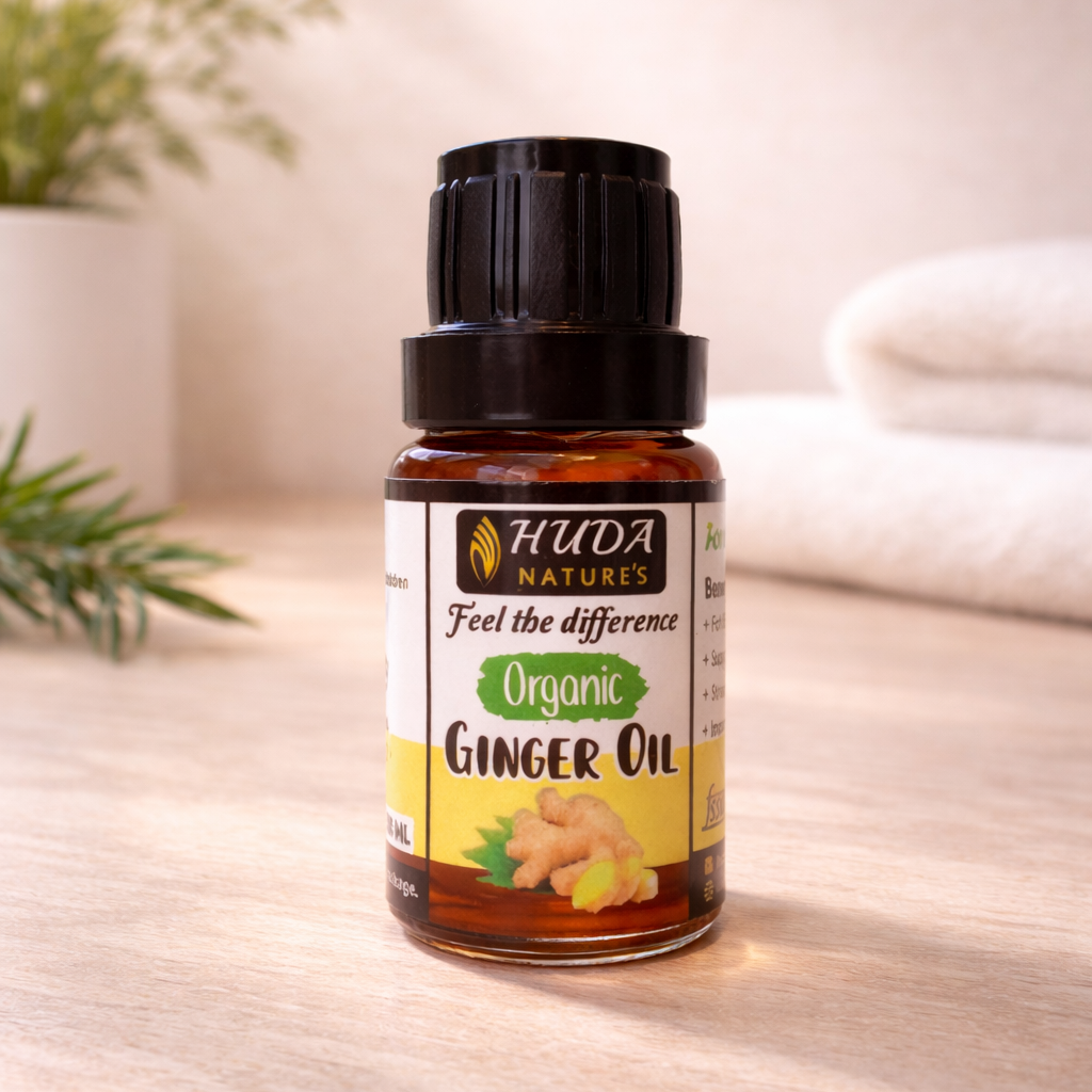 HUDA NATURE'S 100% Pure Ginger Essential Oil - 15 ml