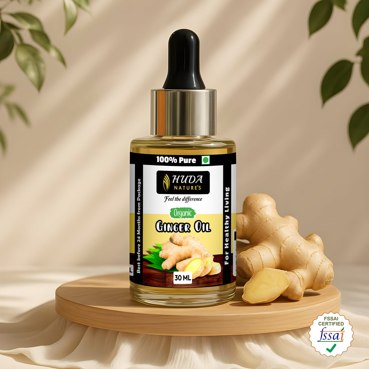 HUDA NATURE'S Ginger Essential Oil 30 ml