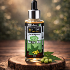 HUDA NATURE'S 100% Pure Cold-Pressed Neem Oil - 50 ml