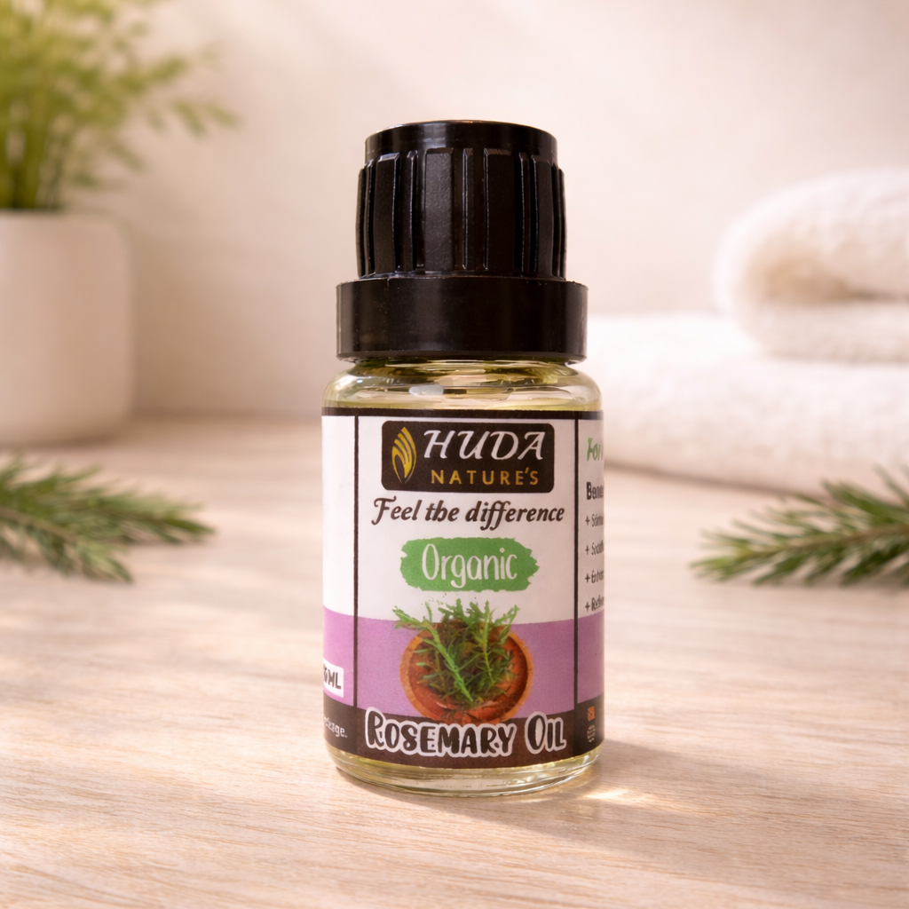 HUDA NATURE'S 100% Pure Rosemary Essential Oil - 15 ml