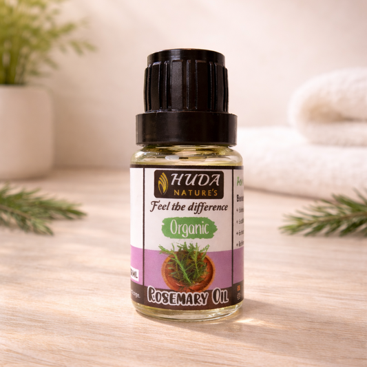 HUDA NATURE'S 100% Pure Rosemary Essential Oil - 15 ml